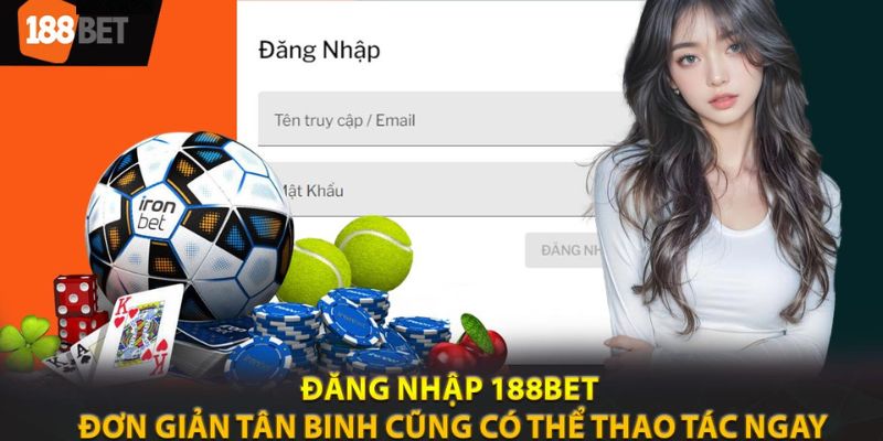 Quy trình đăng nhập hệ thống 188Bet chuẩn xác dành cho tân thủ