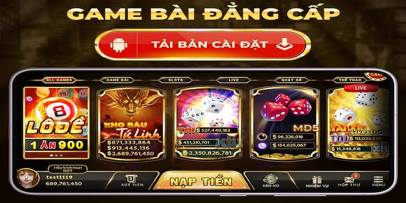 Hướng dẫn dùng Android tải game bài đổi thưởng Go88