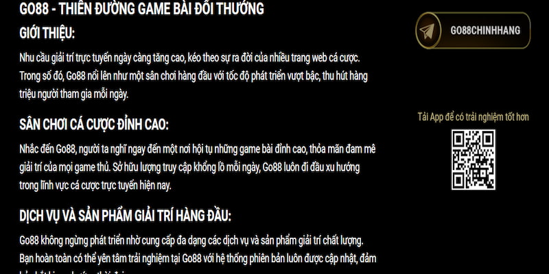 Tải Game Bài Đổi Thưởng Go88 với Android