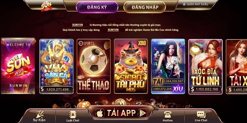 Đôi nét về Sunwin game bài đổi thưởng Ma Cao