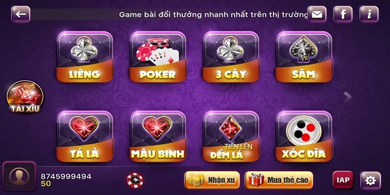 Nhà cái chơi game bài đổi thưởng uy tín có đầy đủ sản phẩm được ưa chuộng